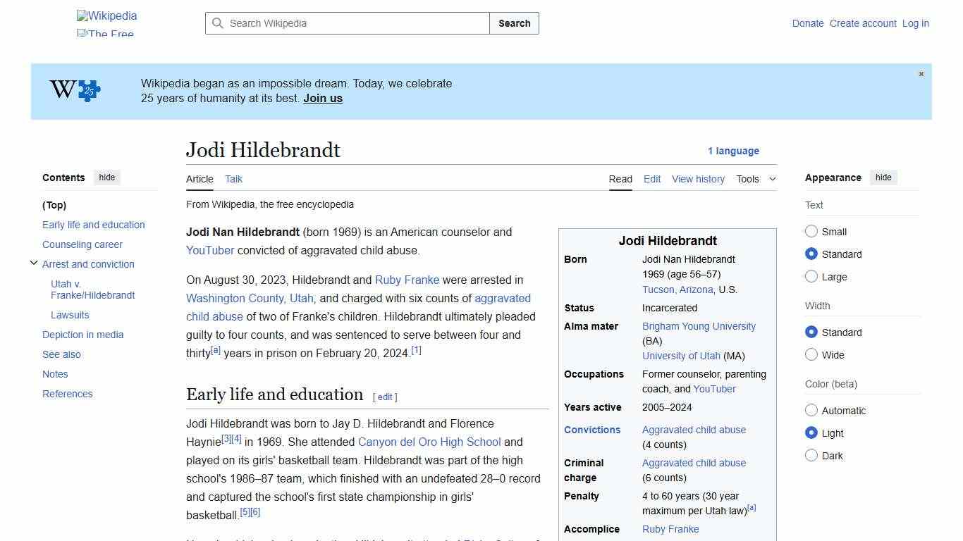 Jodi Hildebrandt - Wikipedia